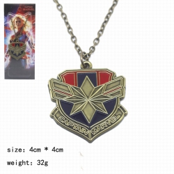 Captain Marvel Necklace pendan...