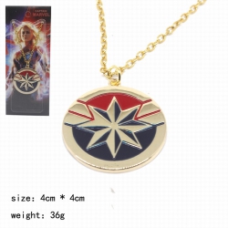 Captain Marvel Necklace pendan...