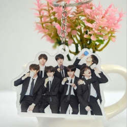 BTS Acrylic Keychain pendant p...