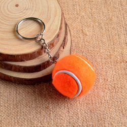 Plush tennis Keychain pendant ...