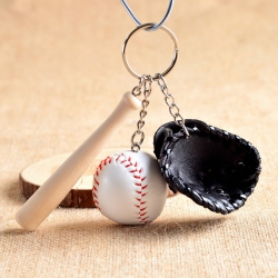 Baseball three-piece Keychain ...