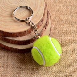 Plush tennis Keychain pendant ...