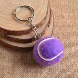 Plush tennis Keychain pendant ...