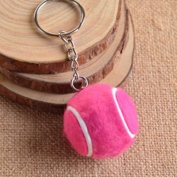 Plush tennis Keychain pendant ...