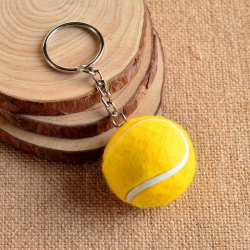 Plush tennis Keychain pendant ...