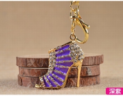 Rhinestone high heels Keychain...