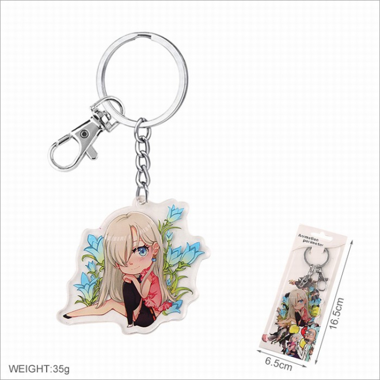 The Seven Deadly Sins Acrylic Keychain pendant price for 5 pcs