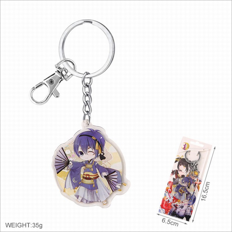 Touken Ranbu Acrylic Keychain pendant price for 5 pcs