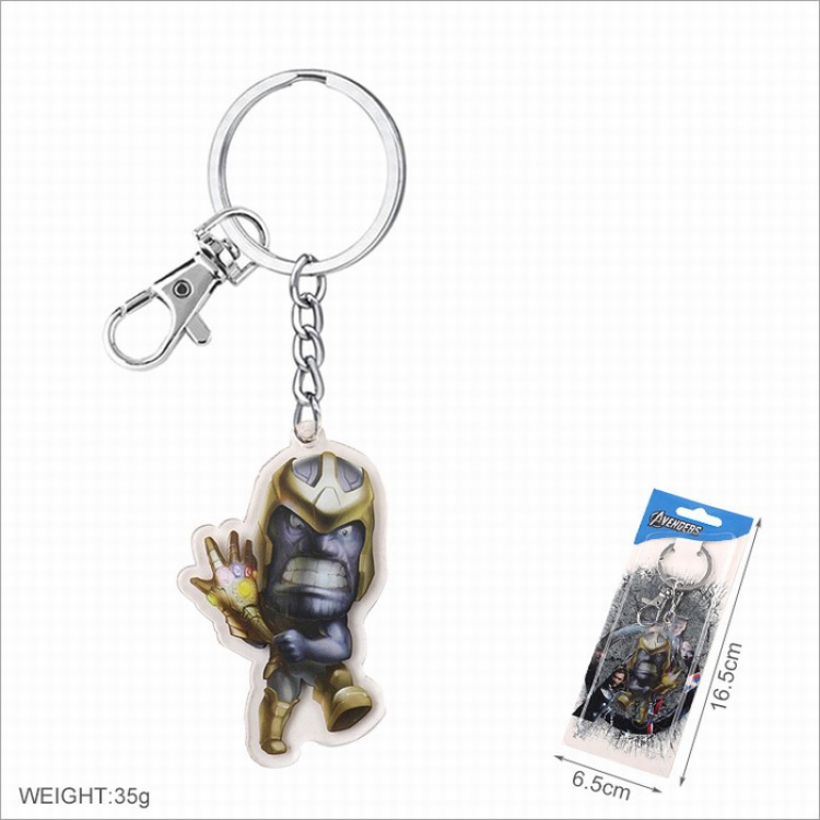 The avengers allianc Acrylic Keychain pendant Style A price for 5 pcs