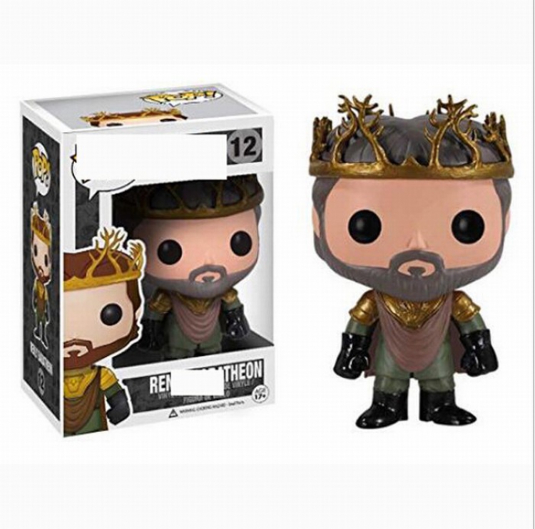 Game of Thrones Funko pop 12 Renly Baratheon Boxed Figure Decoration 10CM