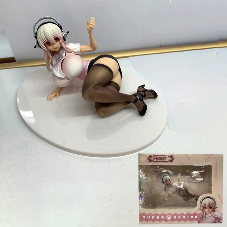 Super Sonico swimsuit Sexy beautiful girl Boxed Figure Decoration 8CM