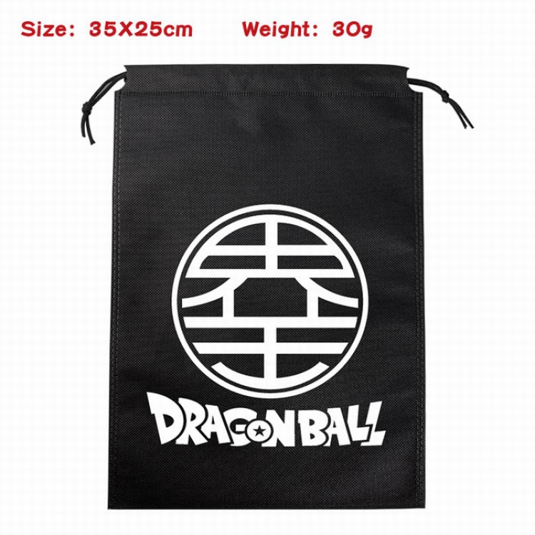 DRAGON BALL Canvas drawstring storage pouch bag 35X25CM 30G Style 1