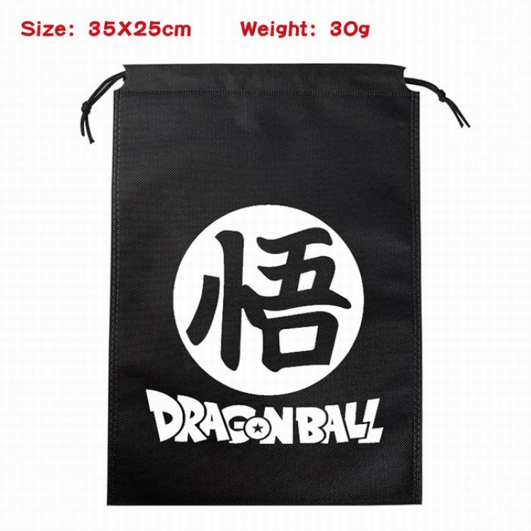 DRAGON BALL Canvas drawstring storage pouch bag 35X25CM 30G Style 2