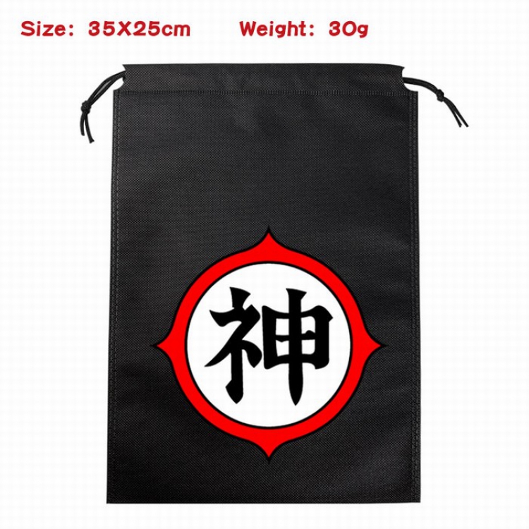 DRAGON BALL Canvas drawstring storage pouch bag 35X25CM 30G Style 3