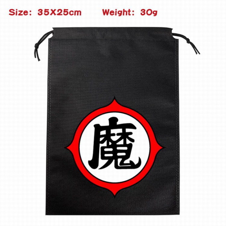 DRAGON BALL Canvas drawstring storage pouch bag 35X25CM 30G Style 4