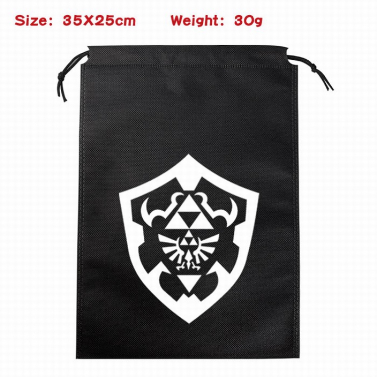 The Legend of Zelda Canvas drawstring storage pouch bag 35X25CM 30G Style 1