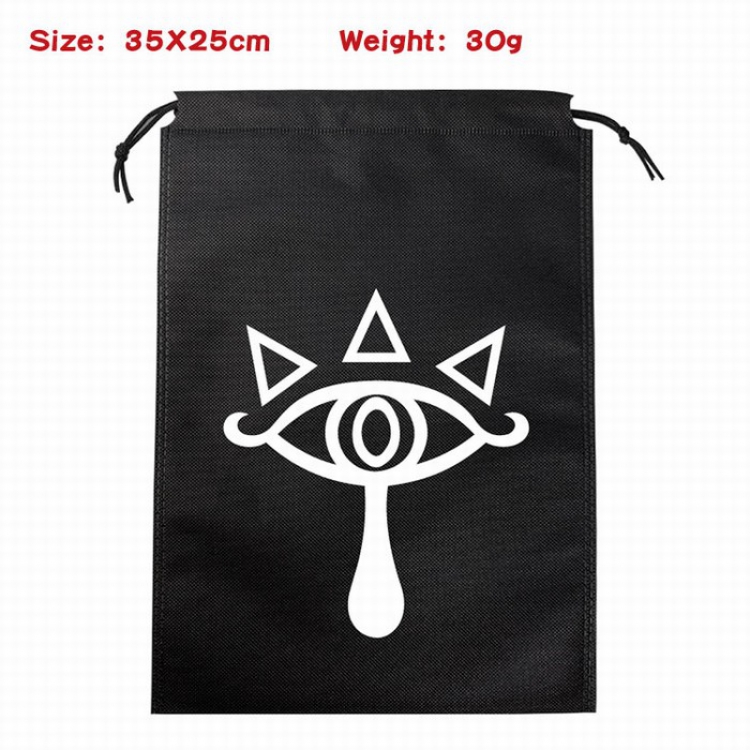 The Legend of Zelda Canvas drawstring storage pouch bag 35X25CM 30G Style 2