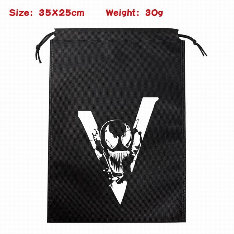 Venom Canvas drawstring storage pouch bag 35X25CM 30G Style 1