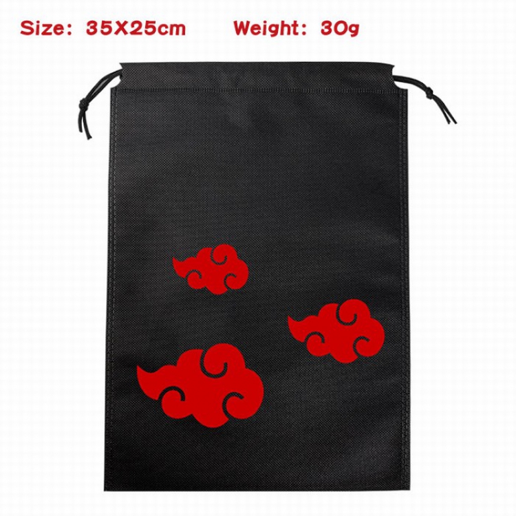 Naruto Canvas drawstring storage pouch bag 35X25CM 30G Style 8