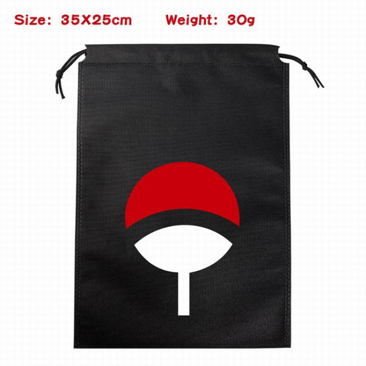 Naruto Canvas drawstring storage pouch bag 35X25CM 30G Style 7
