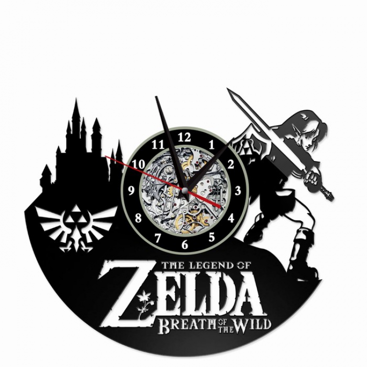 The Legend of Zelda Creative painting wall clocks and clocks PVC material No battery Style 21