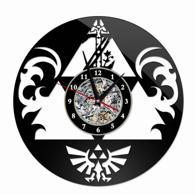 The Legend of Zelda Creative painting wall clocks and clocks PVC material No battery Style 20