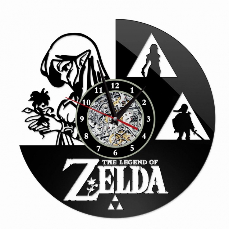 The Legend of Zelda Creative painting wall clocks and clocks PVC material No battery Style 22