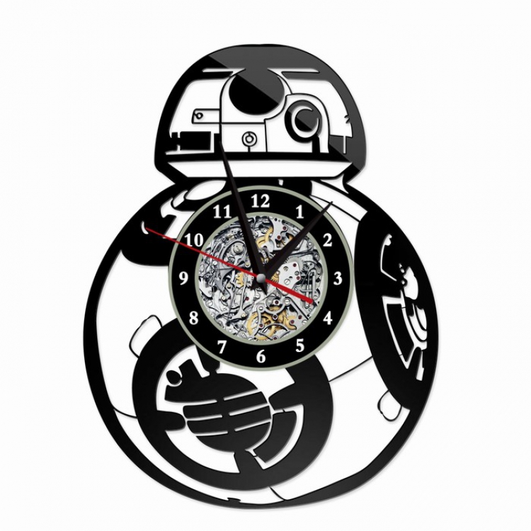 Star Wars Creative painting wall clocks and clocks PVC material No battery Style 2