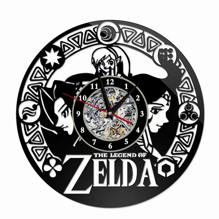 The Legend of Zelda Creative painting wall clocks and clocks PVC material No battery Style 25