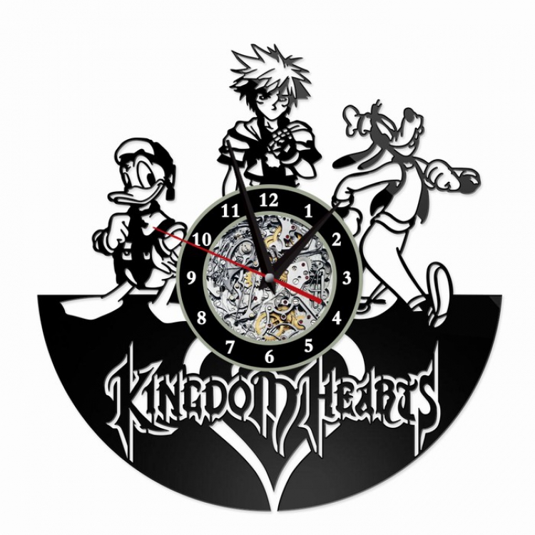 kingdom hearts Creative painting wall clocks and clocks PVC material No battery Style 1