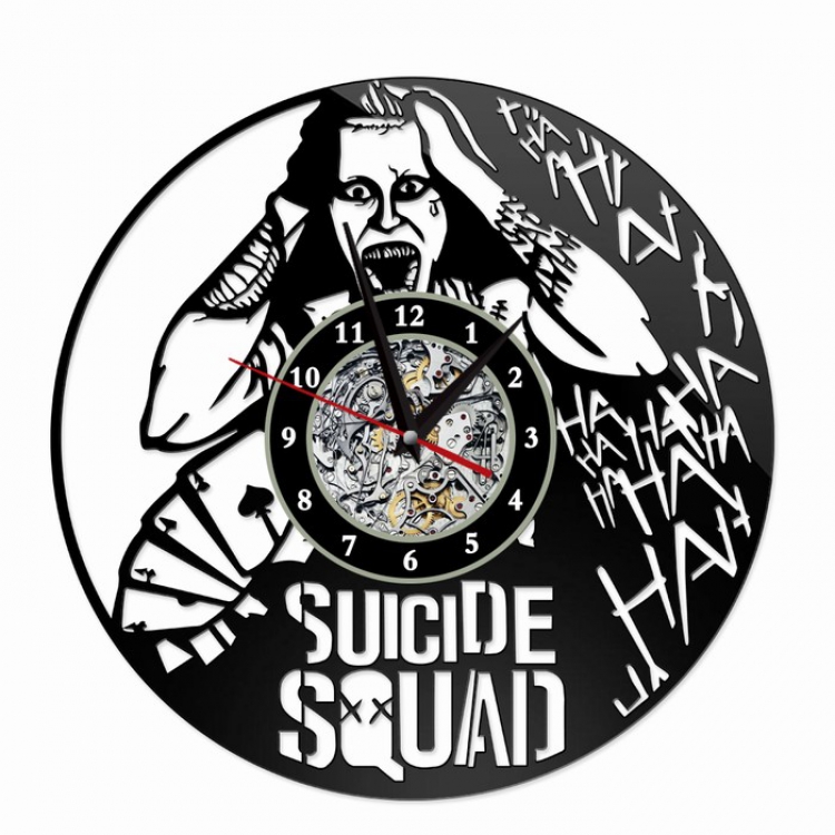 Suicide Squad Creative painting wall clocks and clocks PVC material No battery Style 5