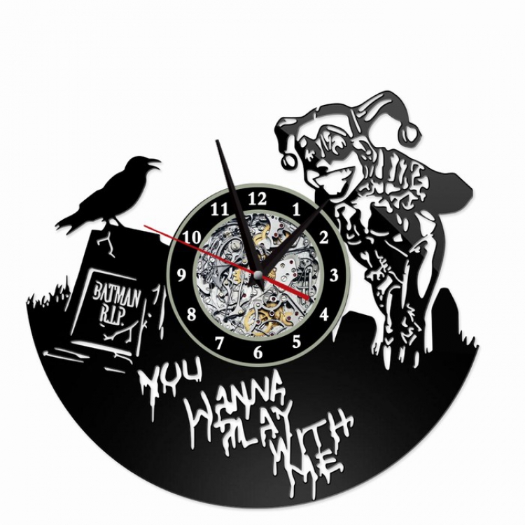 Suicide Squad Creative painting wall clocks and clocks PVC material No battery Style 3