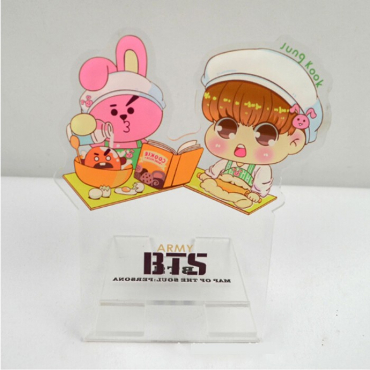 BTS BT21 Transparent Acrylic Mobile phone holder Style G