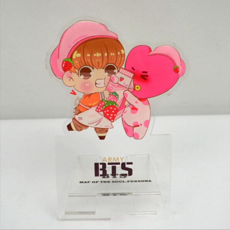 BTS BT21 Transparent Acrylic Mobile phone holder Style C