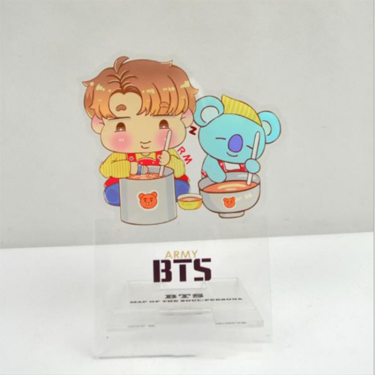 BTS BT21 Transparent Acrylic Mobile phone holder Style B