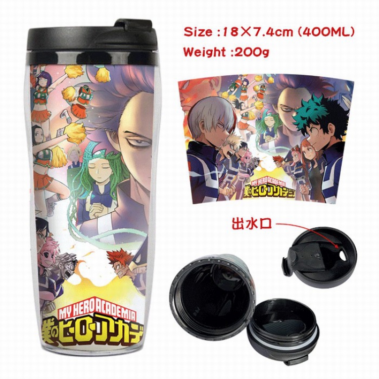 My Hero Academia Starbucks Leakproof Insulation cup Kettle 7.4X18CM 400ML Style 2