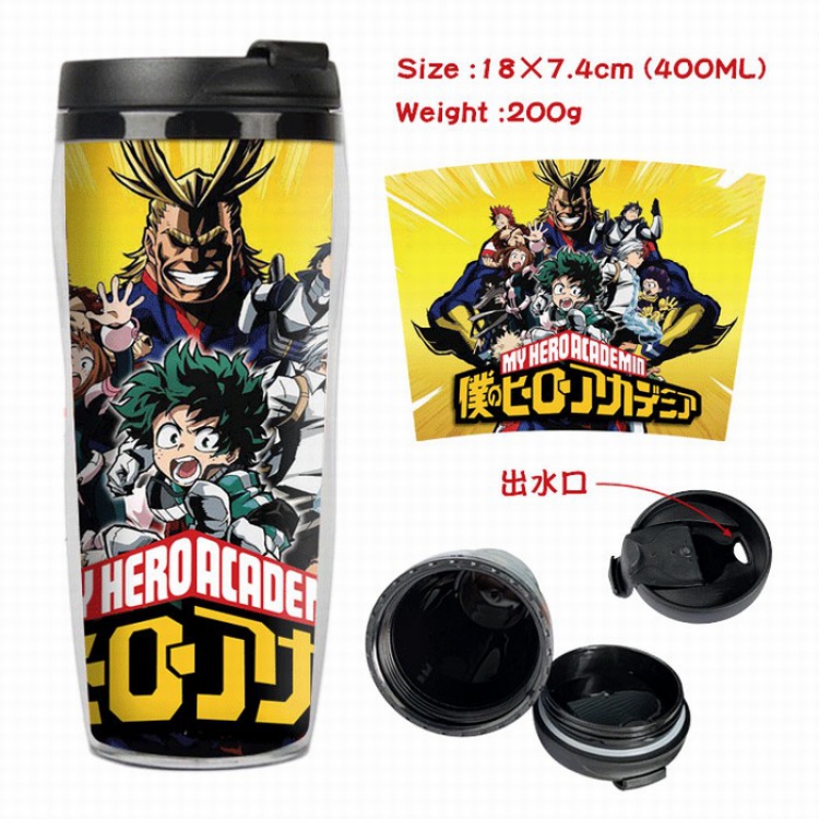 My Hero Academia Starbucks Leakproof Insulation cup Kettle 7.4X18CM 400ML Style 4