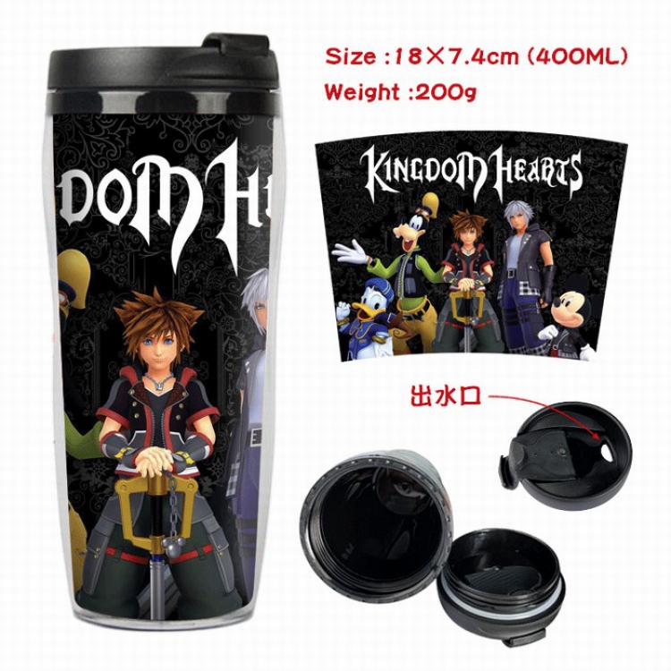 kingdom hearts Starbucks Leakproof Insulation cup Kettle 7.4X18CM 400ML Style 3