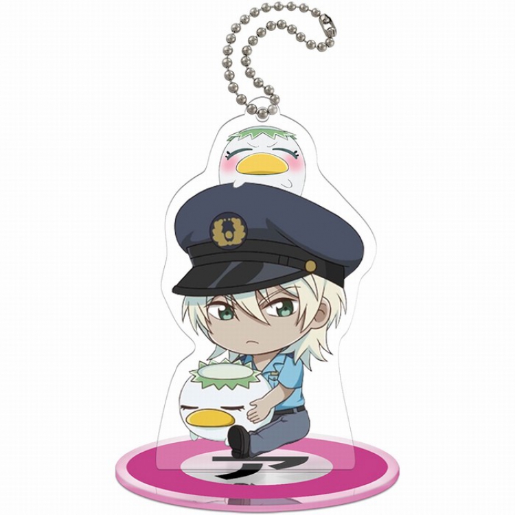 SARAZANMAI Q version Small Standing Plates Acrylic keychain pendant 9-10CM Style D