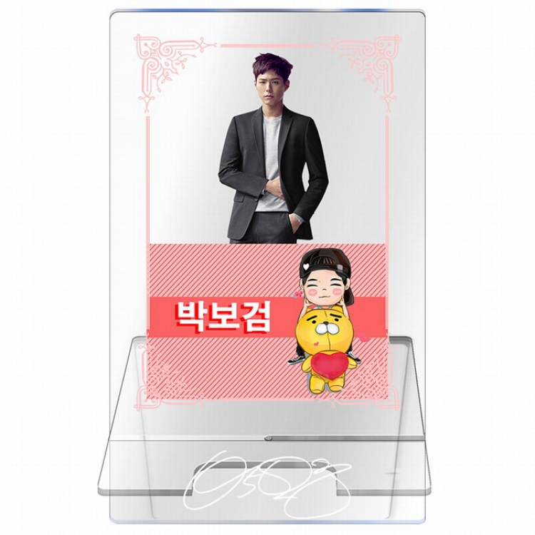  Korean stars Transparent acrylic phone holder 13CM Style E