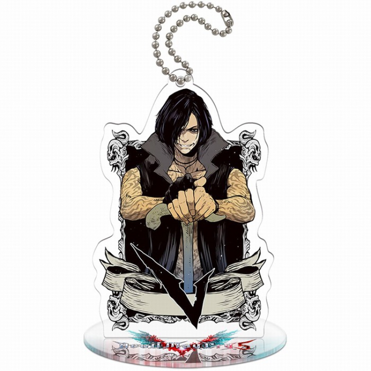 Devil May Cry Q version Small Standing Plates Acrylic keychain pendant 9-10CM Style C