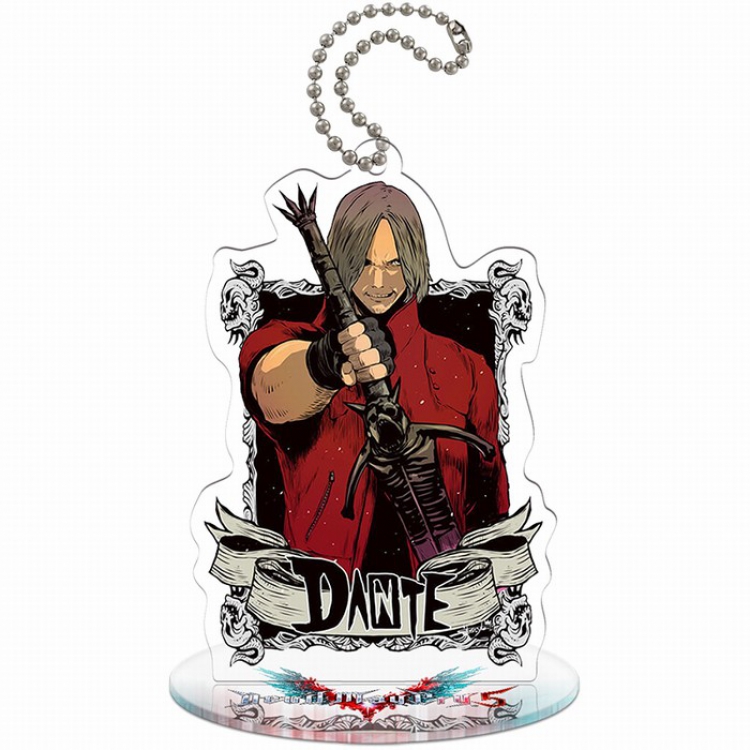 Devil May Cry Q version Small Standing Plates Acrylic keychain pendant 9-10CM Style B