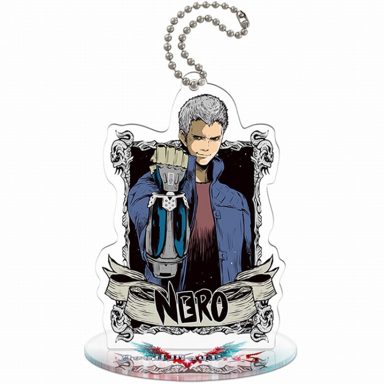 Devil May Cry Q version Small Standing Plates Acrylic keychain pendant 9-10CM Style A