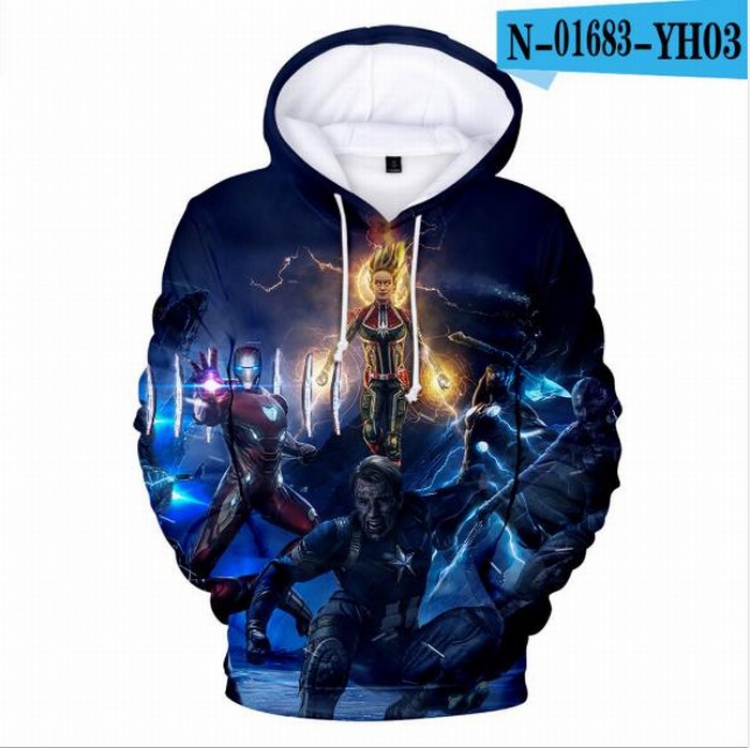 The avengers allianc Child Long sleeve Hoodie 110-130CM total of 4 yards price for 2 pcs Style C
