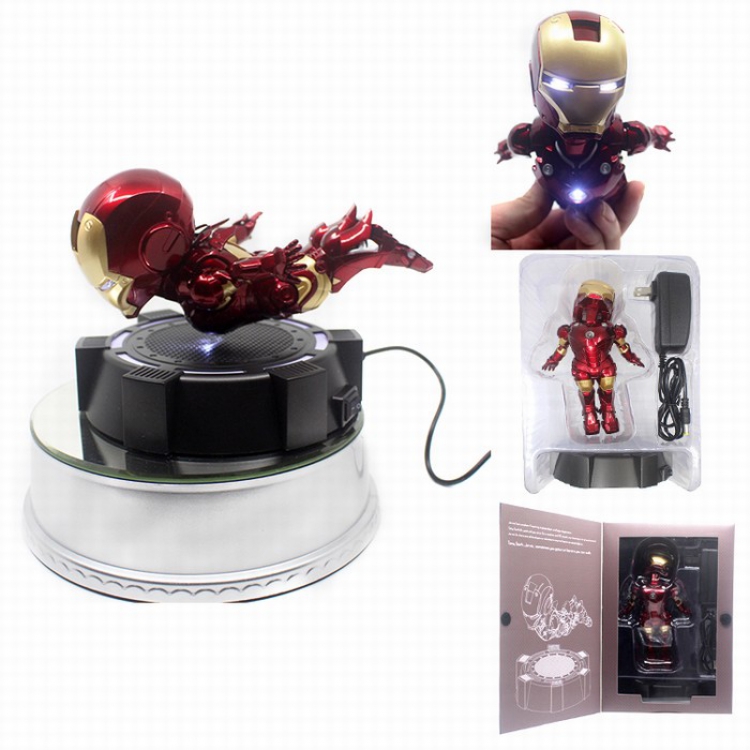 Iron Man Maglev suspension Boxed Figure Decoration 18.5X15X26.5CM 1.4KG