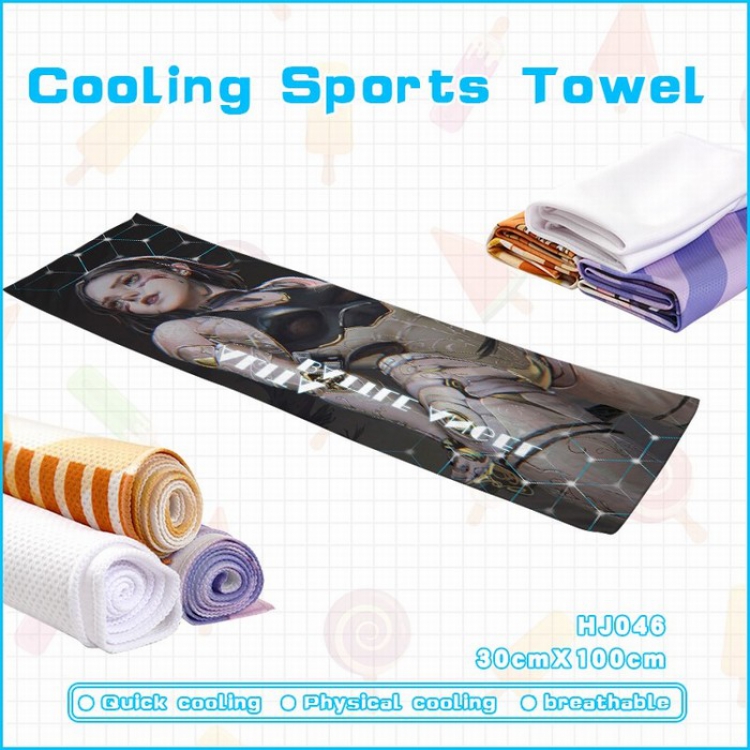 Alita: Battle Angel Cooling Sports Sweat towel 30X100CM HJ046