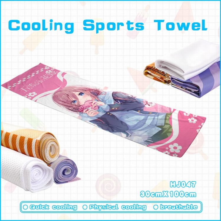 The Quintessential Quintuplets Cooling Sports Sweat towel 30X100CM HJ047