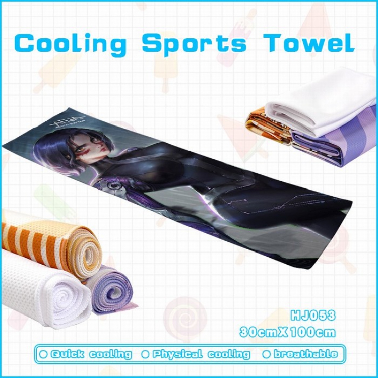 Alita: Battle Angel Cooling Sports Sweat towel 30X100CM HJ053