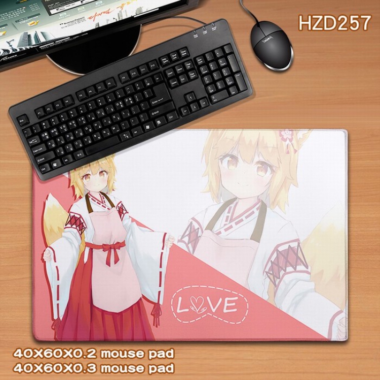 Anime rubber Desk mat mouse pad 40X60CM HZD257