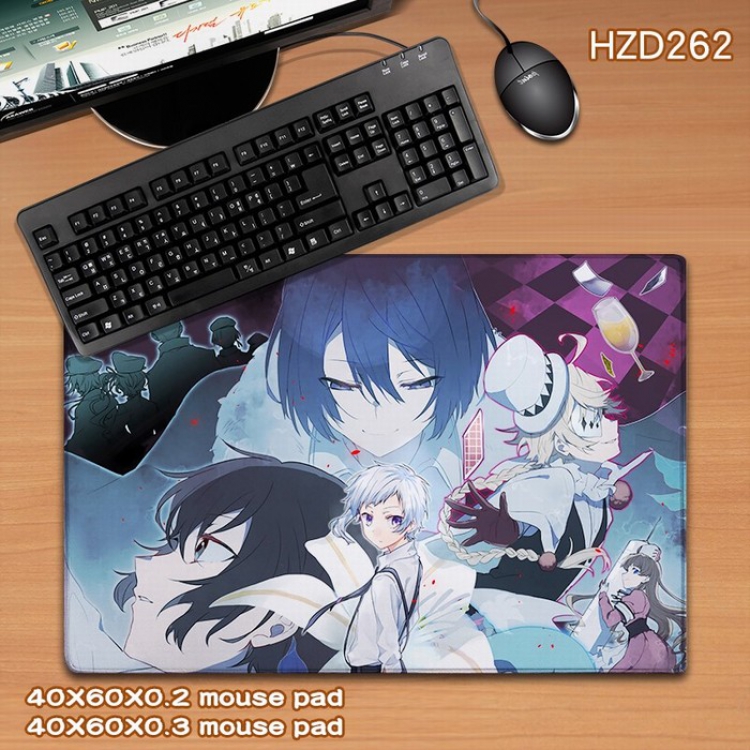 Bungo Stray Dogs Anime rubber Desk mat mouse pad 40X60CM HZD262